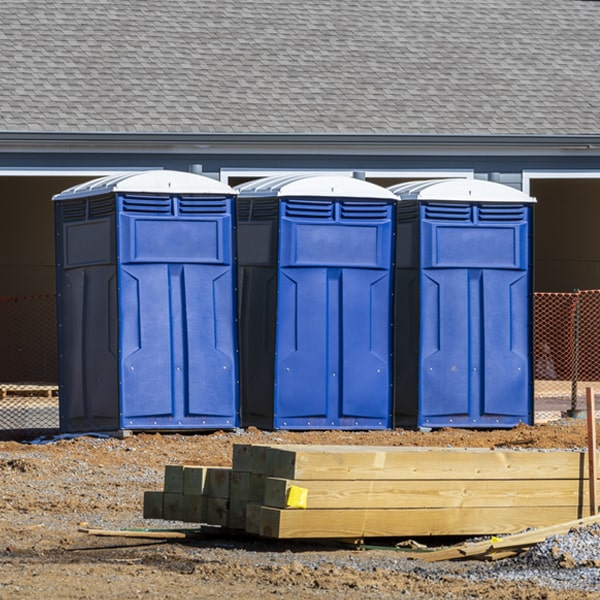 how do you dispose of waste after the porta potties have been emptied in Goodrich ND